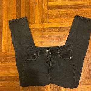 H&M high waisted cropped jeans